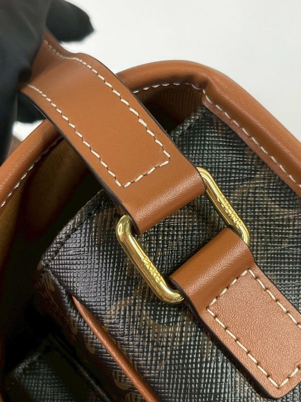 【95成新】CELINE Triomphe帆布中型Folco手袋 