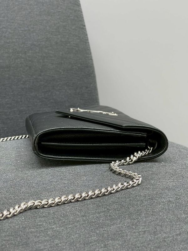 【95成新】YSL WOC 魚子醬鍊包 22.5CM 