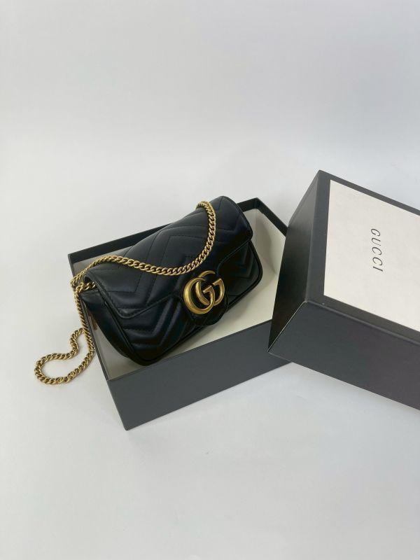 【9成新】GUCCI Marmont 迷你肩背包 