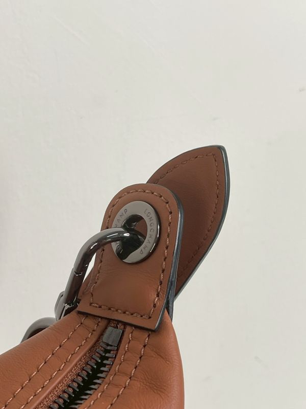 【分期0利率】LONGCHAMP Le Pliage Xtra 半月形單肩包 M【95成新】 