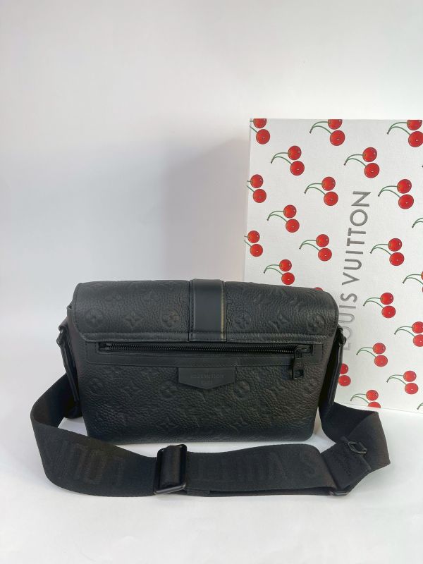 【95成新】LV S-Cape皮革壓紋郵差包 