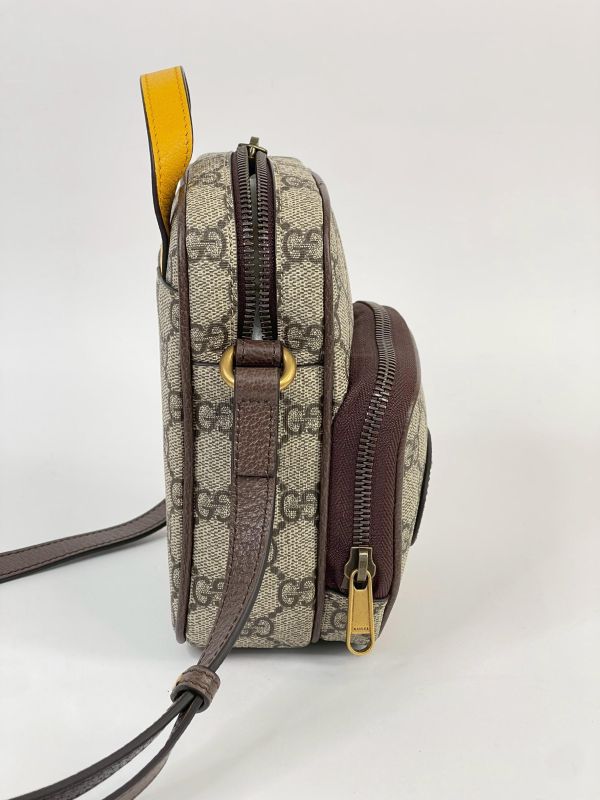 【未使用閒置品】GUCCI 虎頭雙層拉鍊記者包 