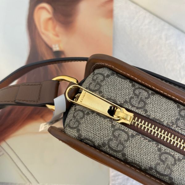 【12期0利率】GUCCI Retro GG Supreme 斜背方包【23年12月電商購證】【99成新】 