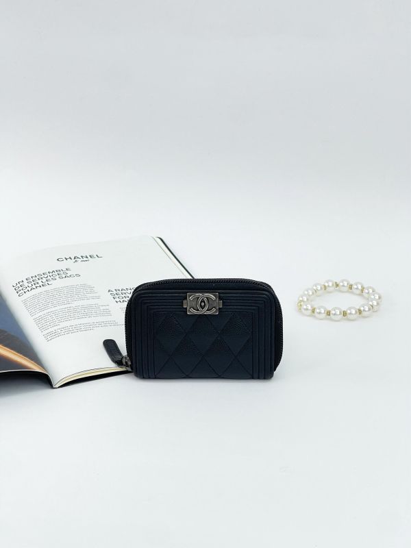 【9成新】CHAENL BOY 零錢卡包 