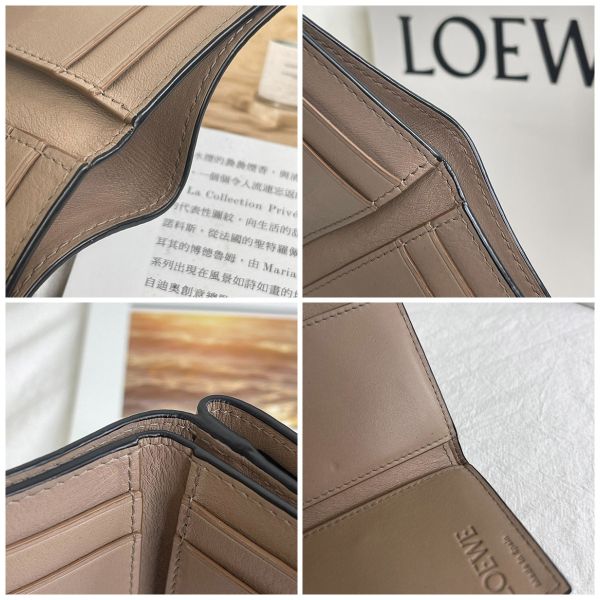 【12期0利率】LOEWE Anagram三折短夾【9成新】 