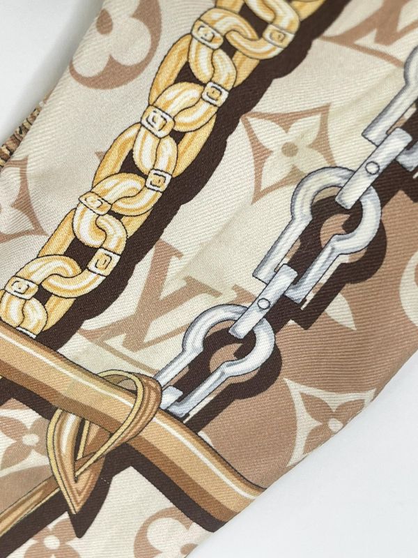 【9成新】LV Monogram Confidential 長絲巾 