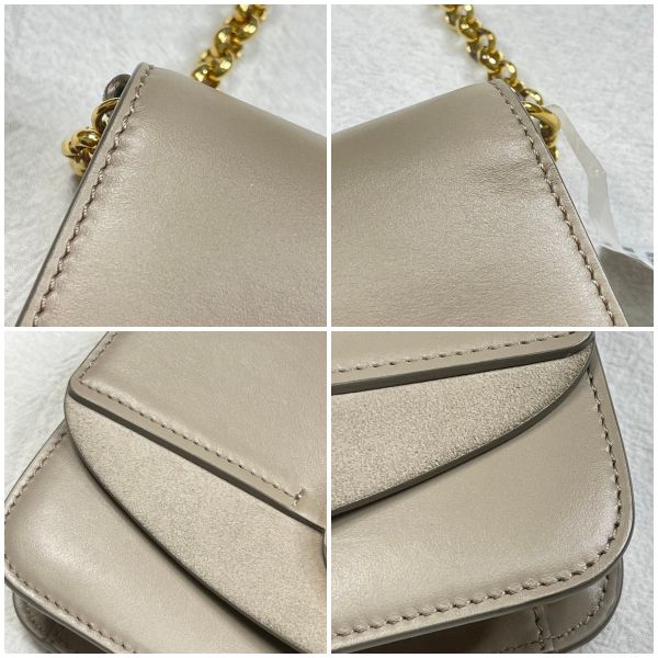 【12期0利率】CHLOE clutch c bag奶茶色【95成新】 