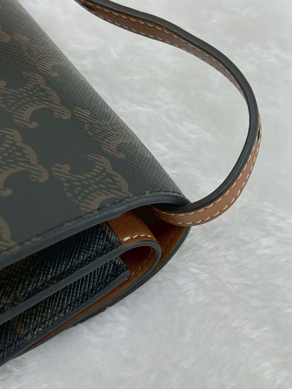【95成新】CELINE TRIOMPHE凱旋門 STRAP WOC 