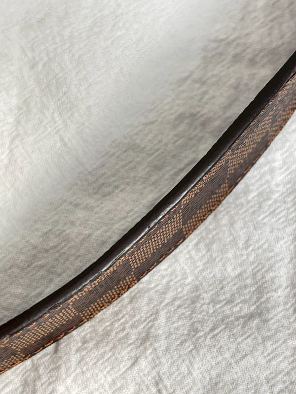 【分期0利率】LV 棋盤格雙面皮帶40MM【9成新】 