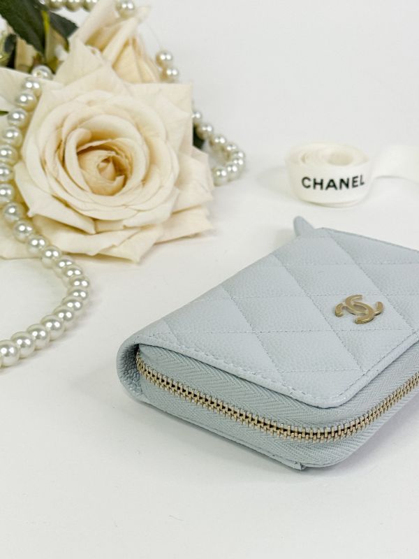 【分期0利率】CHANEL 拉鍊零錢卡包【未使用閒置品】 
