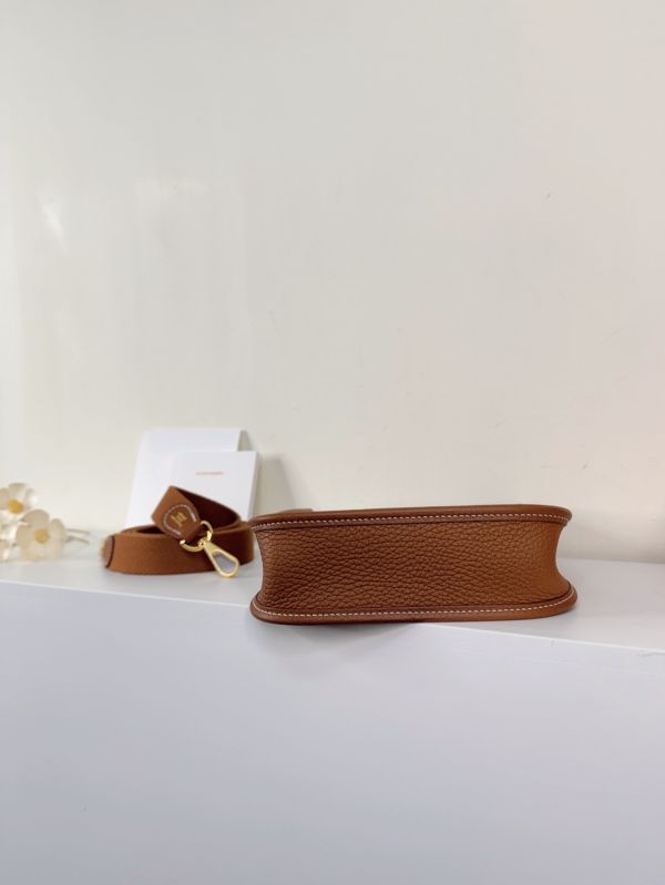 【分期0利率】HERMES Evelyne mini 棕色【未使用閒置品】 