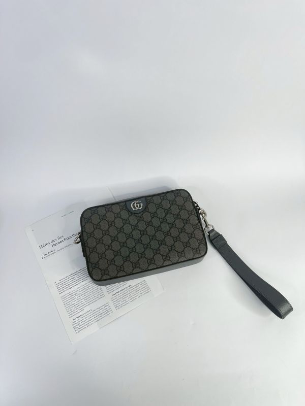 【99成新】GUCCI OPHIDIA 手拿斜背兩用包 