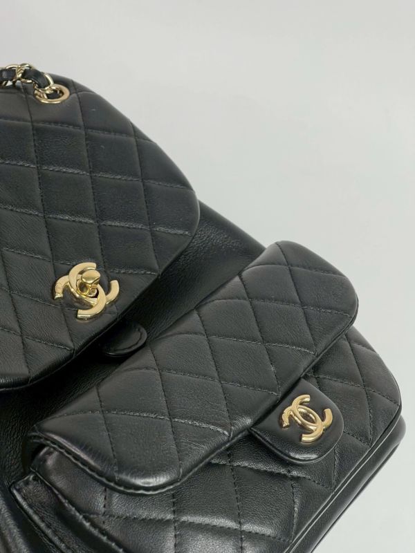 【95成新】CHANEL DUMA 單口袋後背包 大號 