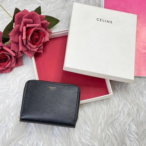 【12期0利率】CELINE 拉鍊零錢包【85成新】 