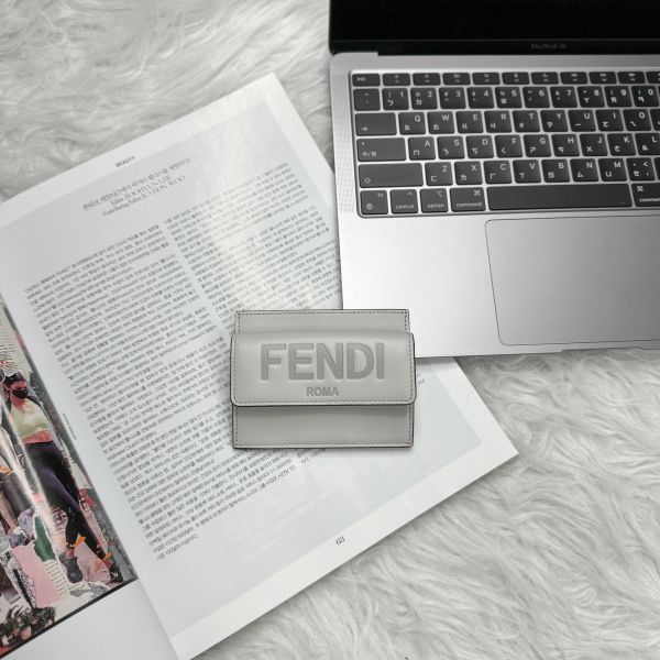 【12期0利率】FENDI ROMA卡夾零錢包【全新閒置】 