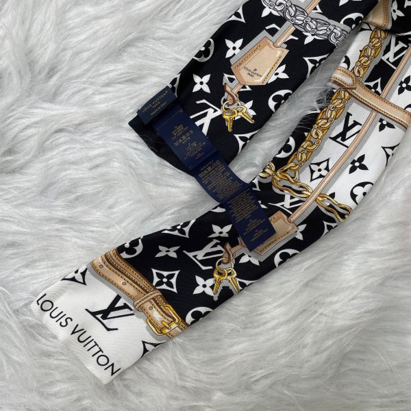 【全新閒置品】【12期0利率】Monogram Confidential 長絲巾 