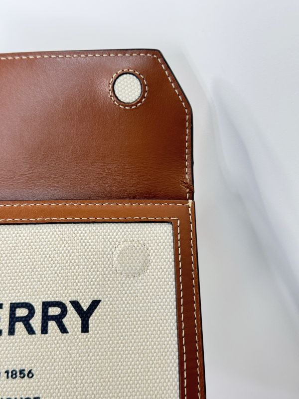 【分期0利率】BURBERRY MINI HORSEFERRY斜背包【85成新】 