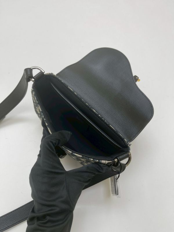 【95成新】DIOR Saddle 迷你翻蓋郵差包 