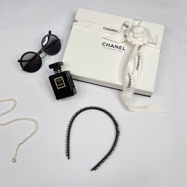 【分期0利率】CHANEL 雙C髮箍【99成新】 