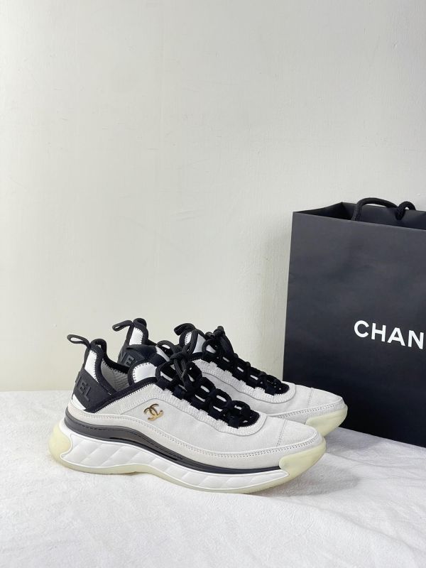 【95成新】CHANEL 金扣老爹鞋 38碼 