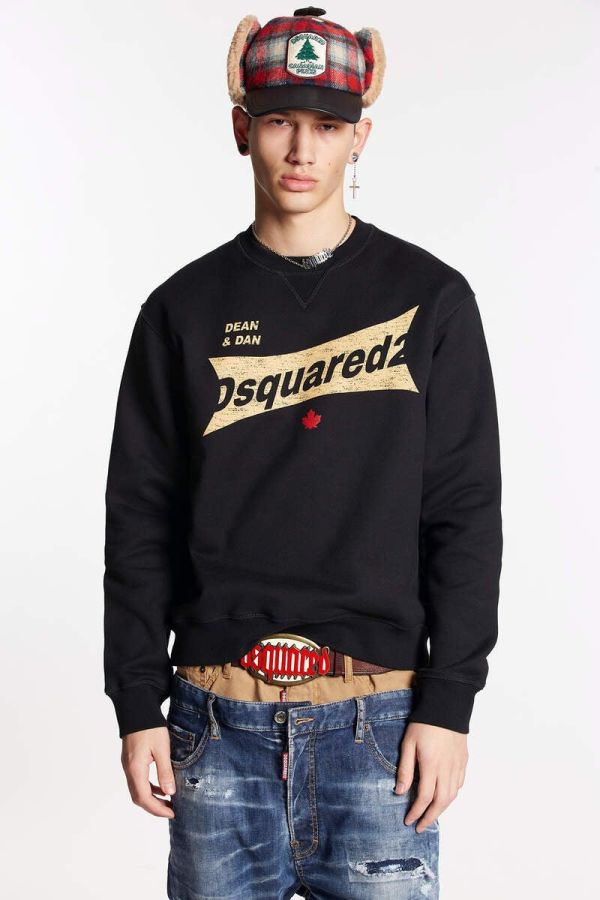 DSQUARED2 楓葉字母衛衣(5折) 