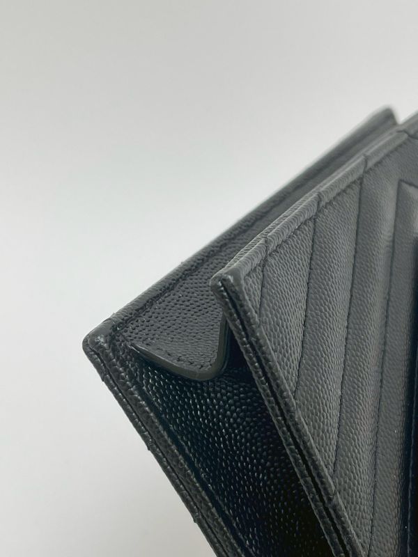 【9成新】YSL WOC 魚子醬鍊包黑金 19.5CM 