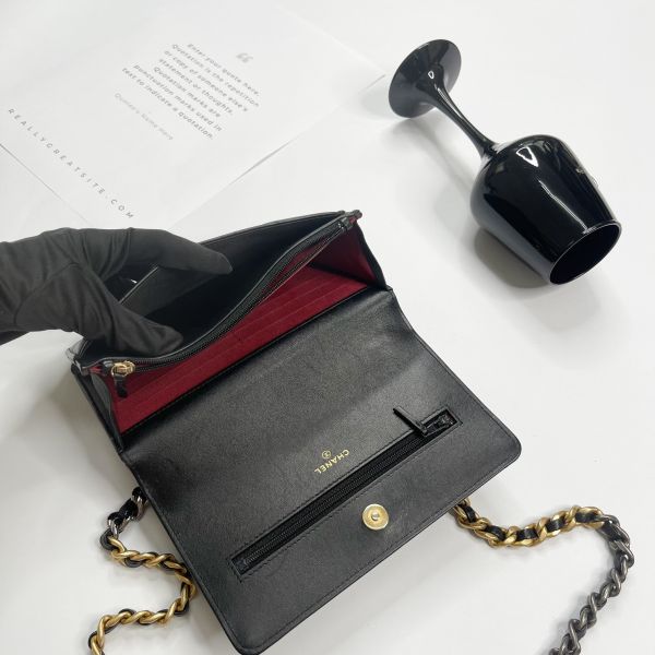 【12期0利率】CHANEL 19  WOC 【9成新】 