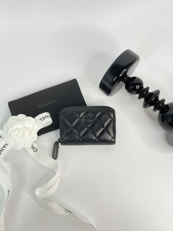 【分期0利率】CHANEL SOBLACK拉鍊零錢卡包【未使用閒置品】 