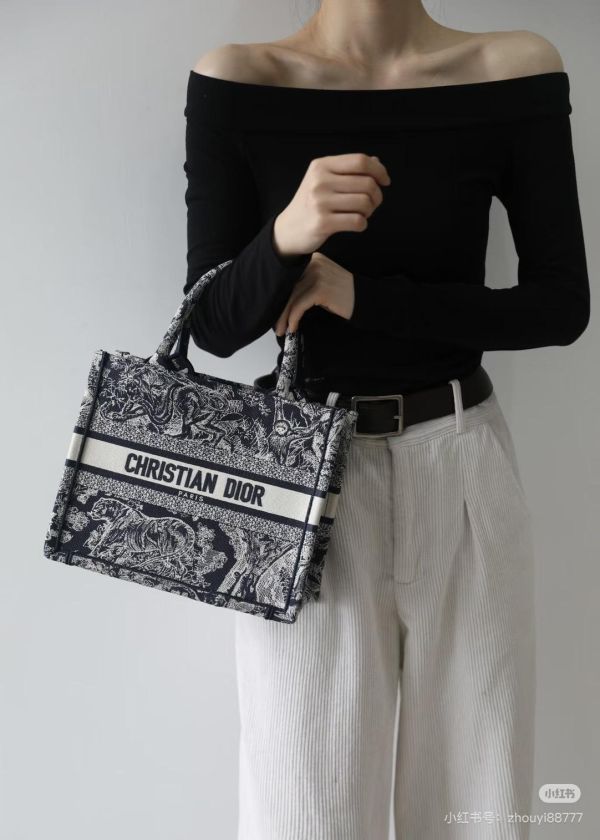 【99成新】DIOR BOOK TOTE 小型托特包 