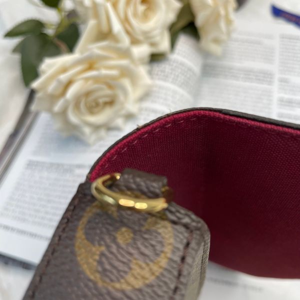 【9成新】【12期0利率】LV  Félicie Pochette 舊款老花三合一 (非絨布內裡) 