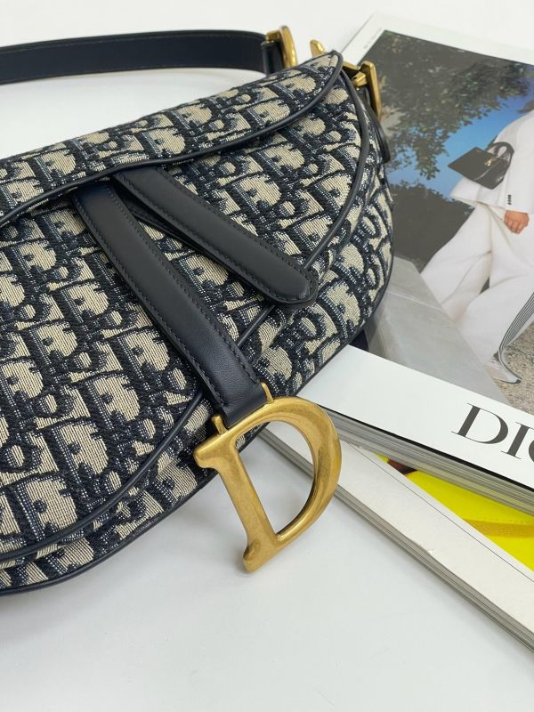 【99成新】DIOR  SADDLE 馬鞍包 中號 