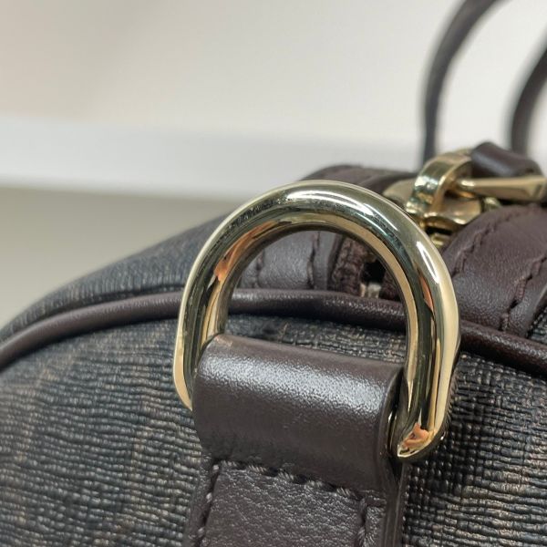 【95成新】【12期0利率】GUCCI 老款滿版雙G帆布波士頓包 