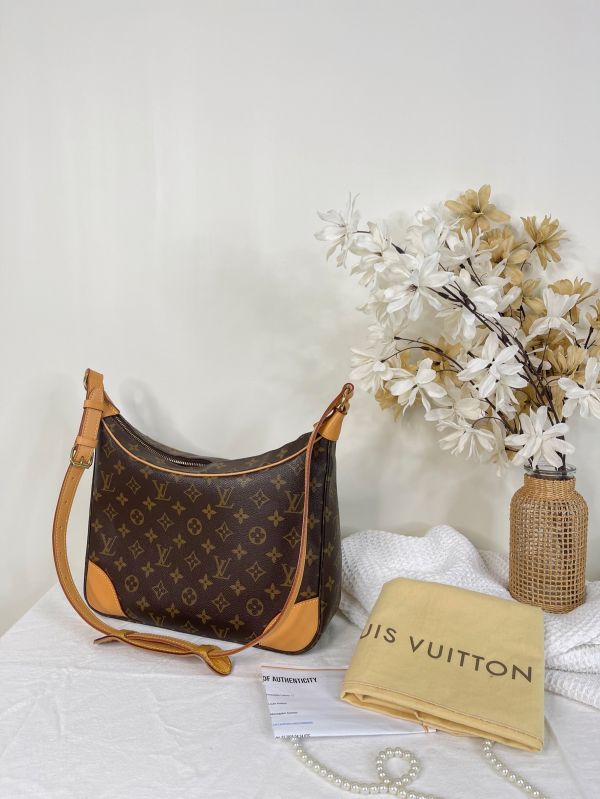 【分期0利率】LV VTG BOULONGNE 30 老花牛角包【95成】 