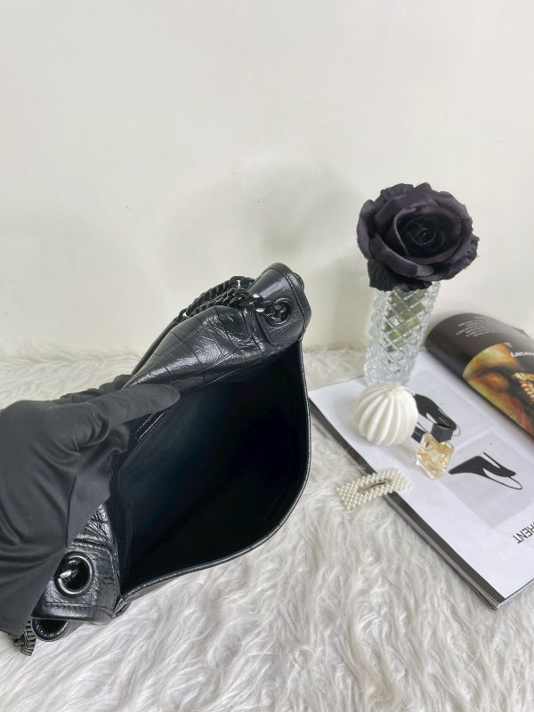 【分期0利率】YSL 鱷魚壓紋NIKI 中號【95成新】 
