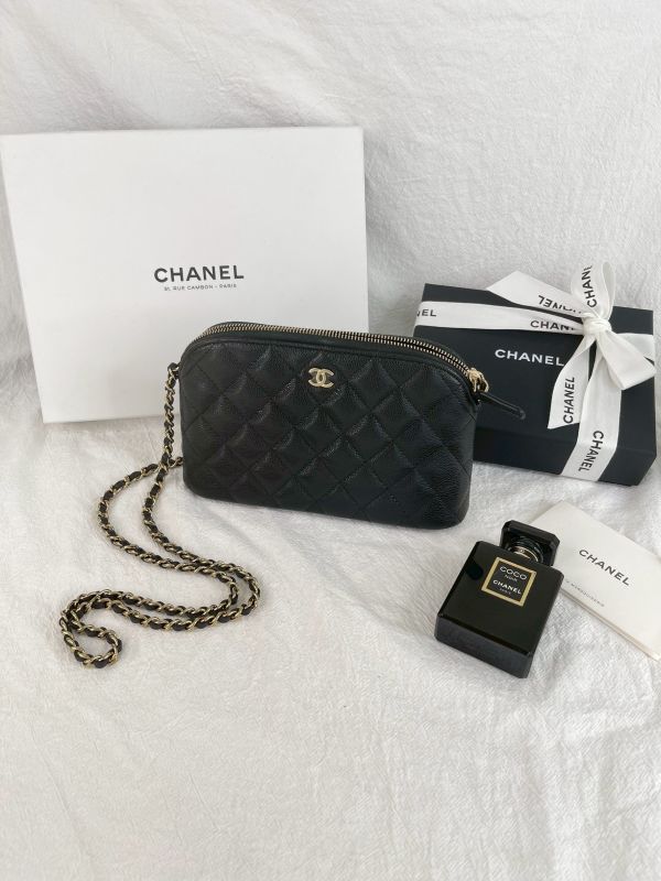 【分期0利率】CHANEL 25P顆粒牛皮貝殼包【全新品】 