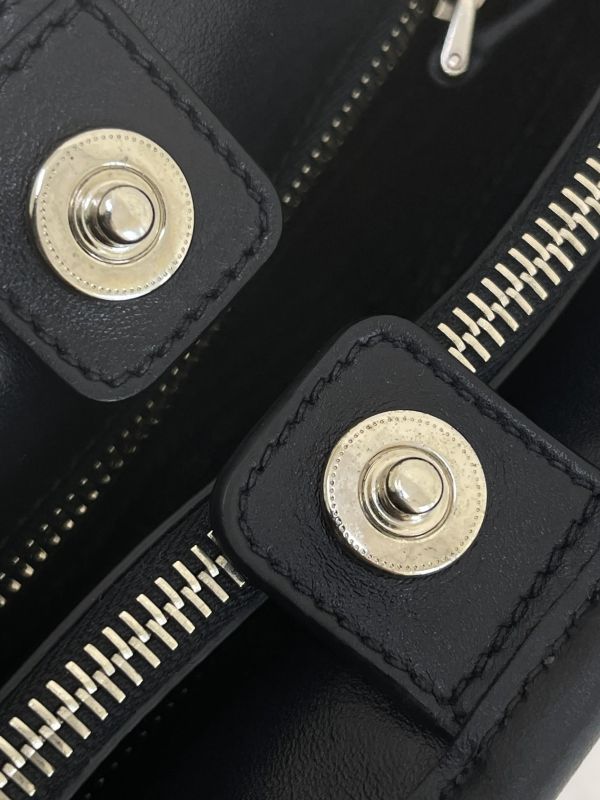 【未使用閒置品】PRADA 兩用托特包 深藍 