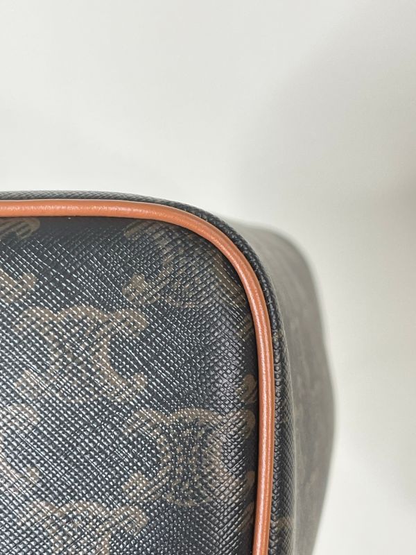 【分期0利率】CELINE 新款凱旋門老花SPEEDY小號【95成新】 