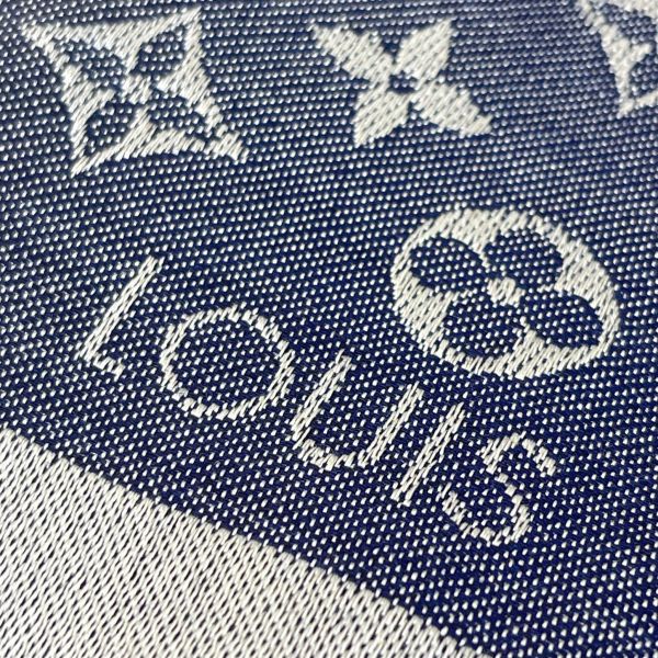 【12期0利率】LV Monogram Denim 披肩【99成新】 