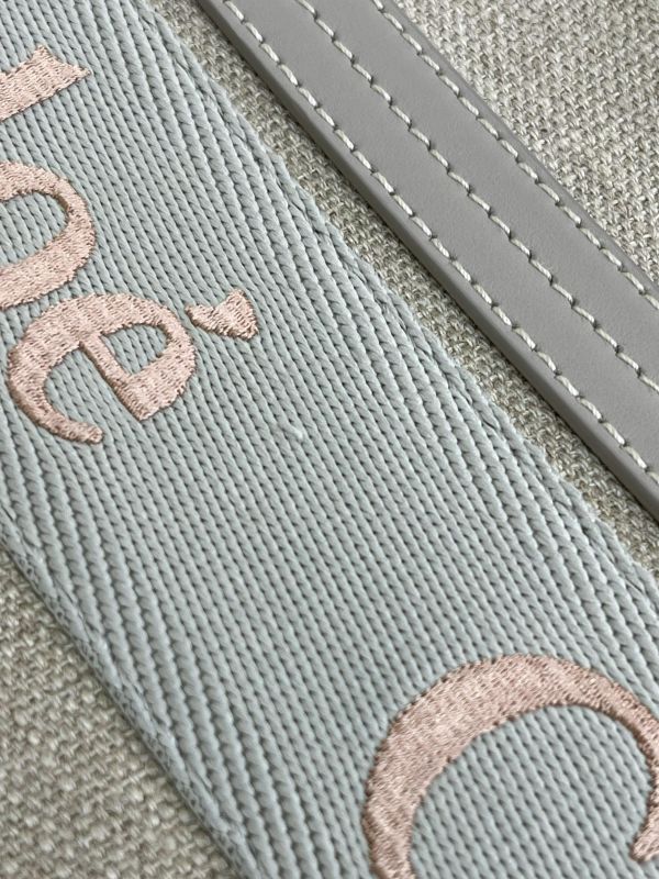 【95成新】CHLOE WOODY SMALL 刺繡 背帶款 