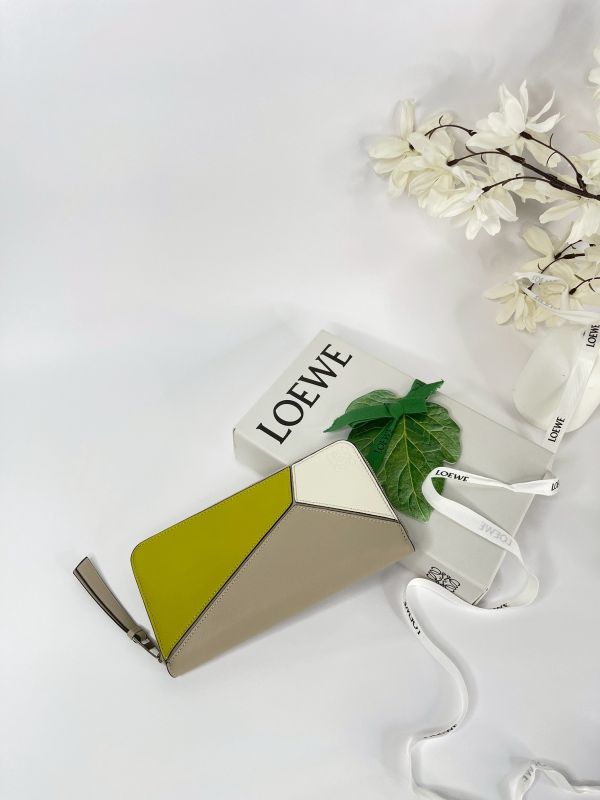 【分期0利率】LOEWE PUZZLE 拉鍊長夾【99成新】 