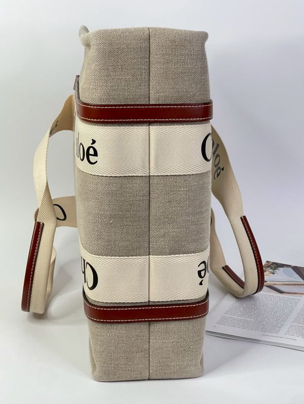 【未使用閒置品】CHLOE WOODY 中號  經典棕 