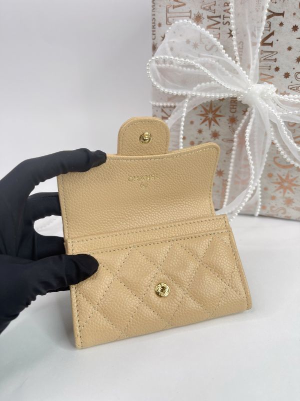 【95成新】CHANEL COCO 牛皮零錢卡包 