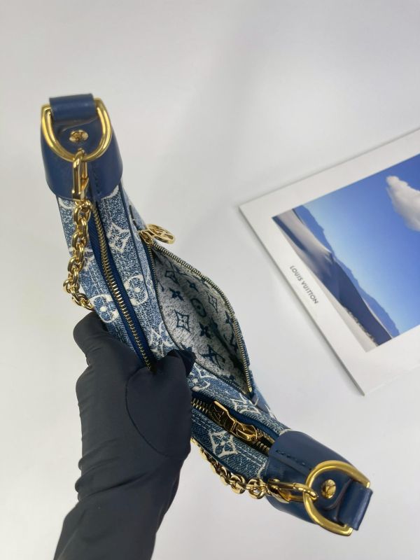 【95成新】LV LOOP PM 丹寧 