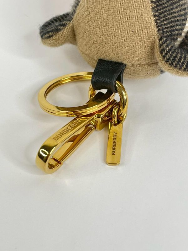【9成新】BURBERRY Thomas 泰迪熊吊飾 