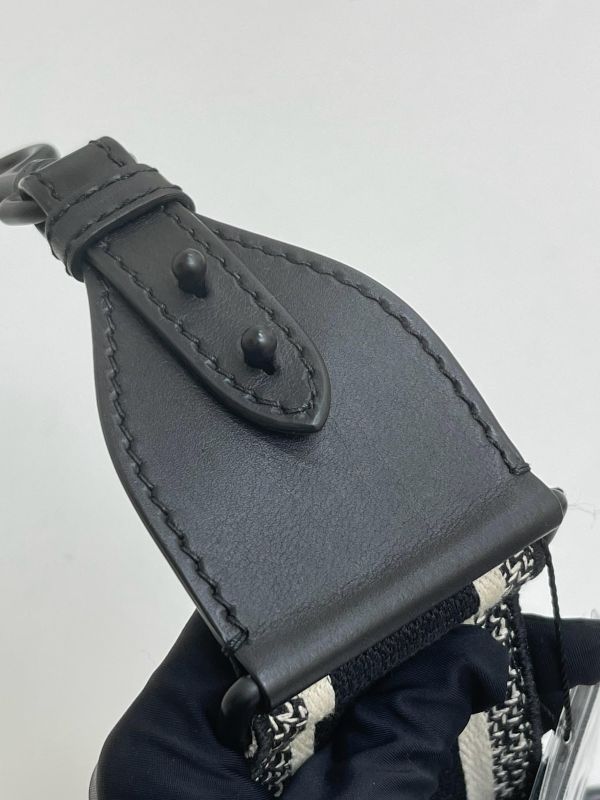 【9成新】DIOR 刺繡寬背帶 
