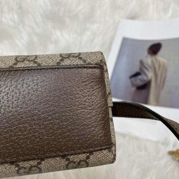 【9.5成新】【12期0利率】GUCCI 經典Ophidia系列 GG Supreme 貝殼包 