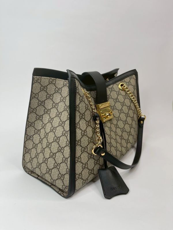 【分期0利率】GUCCI Padlock 中號托特包【99成新】 