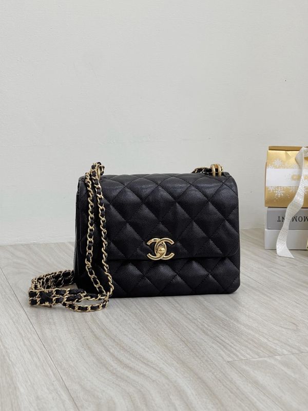 【95成新】CHANEL 22K 雙鍊條方胖 