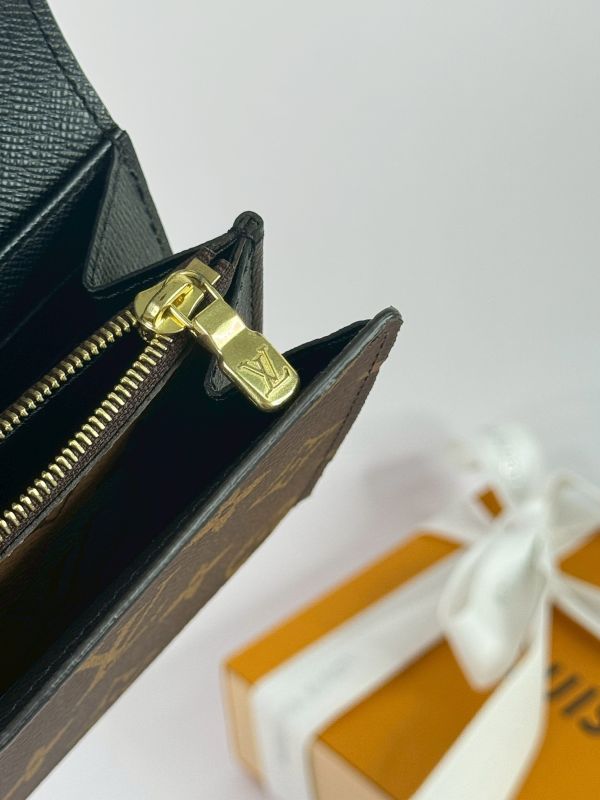 【分期0利率】LV SARAH 拚色長夾【9成新】 