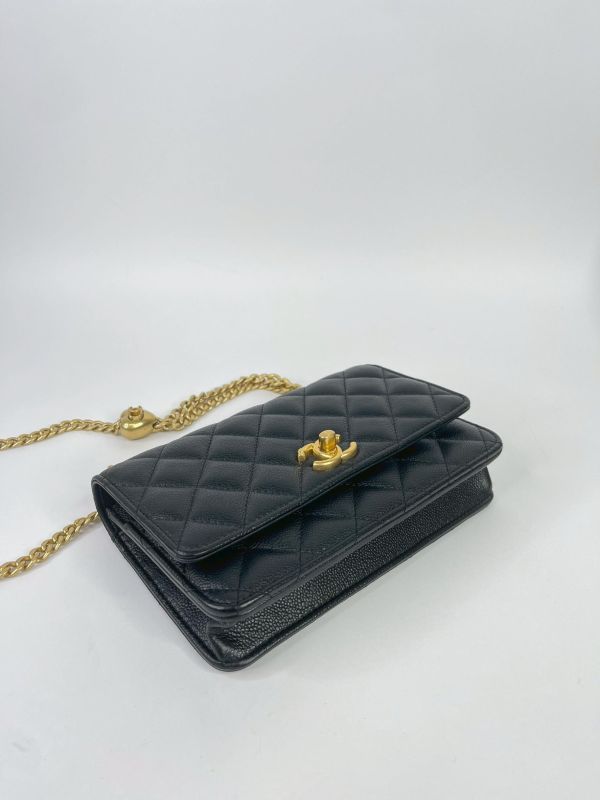 【99成新】CHANEL 24P 愛心調節扣 WOC 